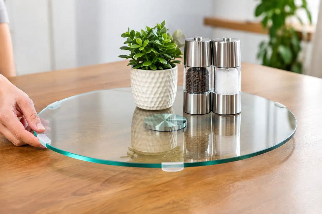 How to Protect Glass Edges on a Lazy Susan