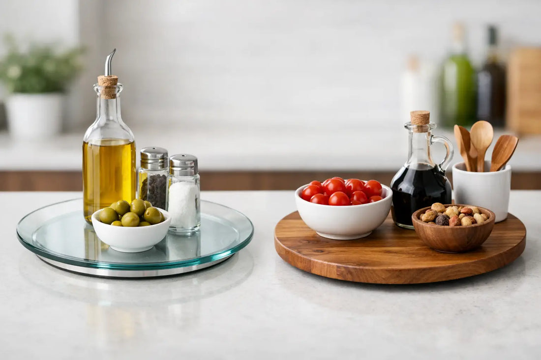 Glass Lazy Susan vs Wood: Which Fits Best?
