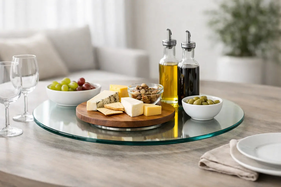 Tempered Glass Lazy Susan Benefits