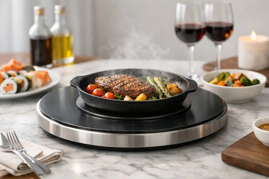 Turntable Heat Resistance for Elegant Serving