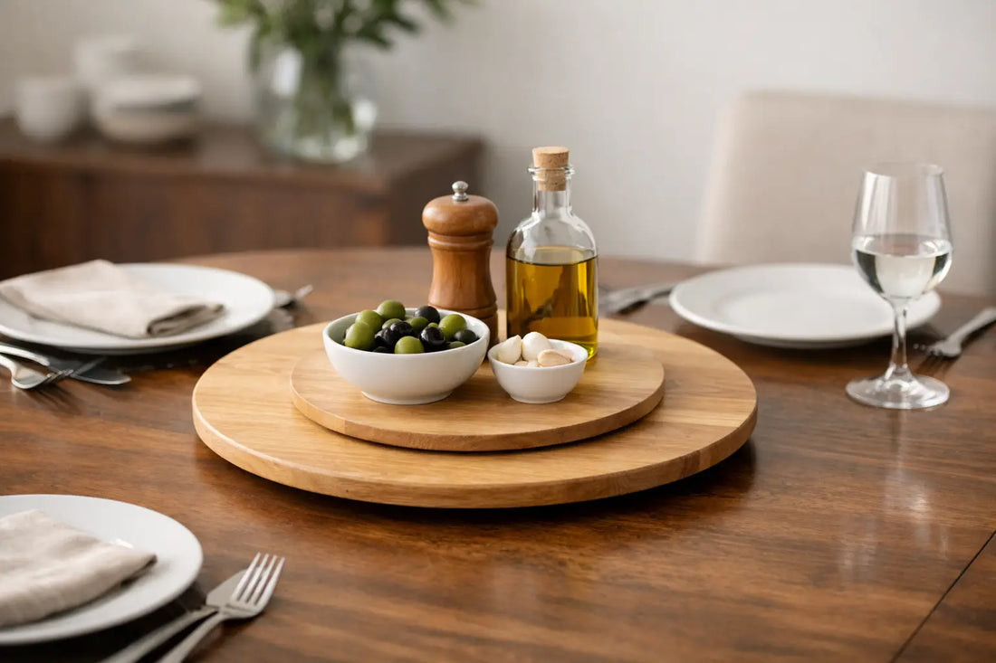 What Size Lazy Susan for a Dining Table?