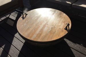 Solid Wood Fire Pit Lids